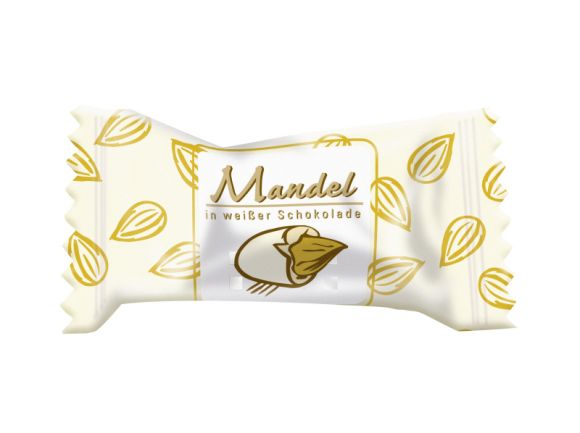 Mandle v bílé čokoládě