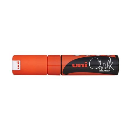 Popisovač křídový UNI Chalk Marker PWE-8K / fluo oranžová Popisovač křídový UNI Chalk Marker PWE-8K / fluo oranžová