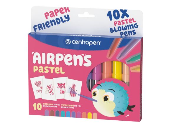 Foukací fixy Centropen AirPens 1500/10 - Pastel / sada 10 ks Foukací fixy Centropen AirPens 1500/10 - Pastel / sada 10 ks