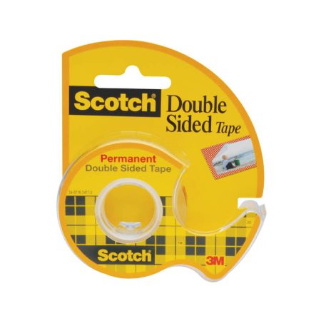 Lepicí páska oboustranná Scotch s odvíječem - 12 mm x 6,3 m Lepicí páska oboustranná Scotch s odvíječem - 12 mm x 6,3 m