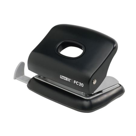 Kancelářský děrovač Rapid FC20 / černá - 20 listů Kancelářský děrovač Rapid FC20 / černá - 20 listů