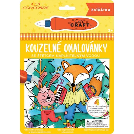 Omalovánky kouzelné CONCORDE - Zvířátka Omalovánky kouzelné CONCORDE - Zvířátka