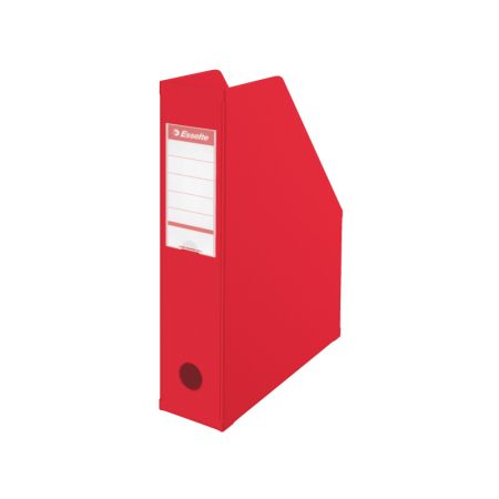 Stojan na spisy Economy - červená / hřbet 70 mm
