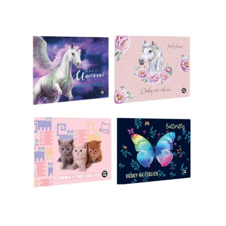 Desky na číslice / mix pro holky