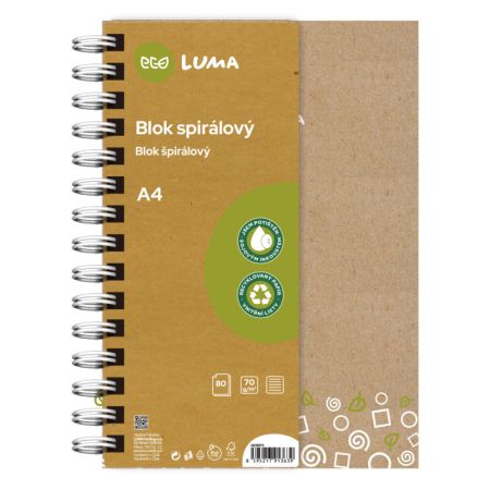 Blok kroužkový ECO LUMA - A4 / linka