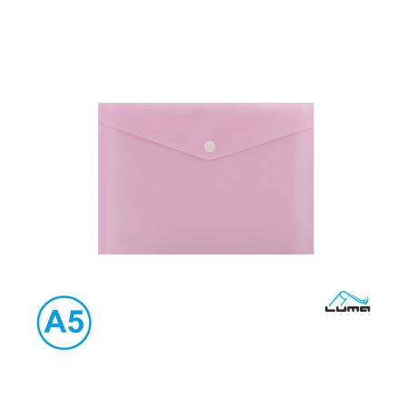 Spisové desky s drukem LUMA - A5 / pastelová růžová Spisové desky s drukem LUMA - A5 / pastelová růžová