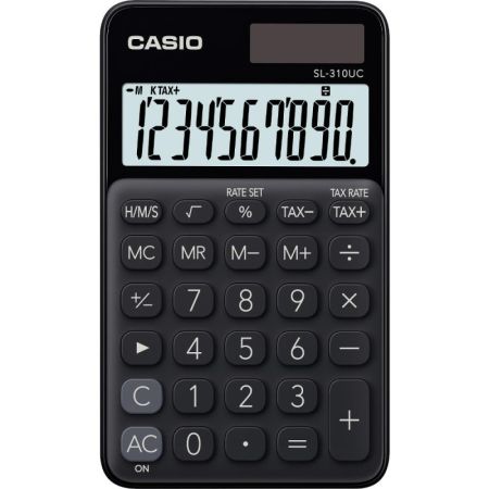 Kalkulačka Casio SL 310UC kapesní - displej 10 míst / černá Kalkulačka Casio SL 310UC kapesní - displej 10 míst / černá