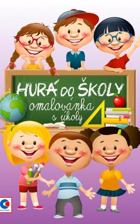 Omalovánky A4 - Hurá do školy