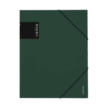 Spisové desky A4 VERDE s gumou - zelená Spisové desky A4 VERDE s gumou - zelená