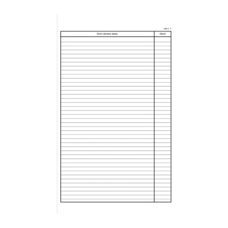 Stavební deník Optys - A4 / číslovaný 128 listů NCR / 1278 Stavební deník Optys - A4 / číslovaný 128 listů NCR / 1278