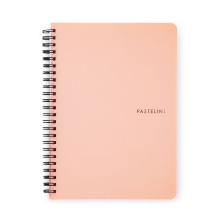 Blok kroužkový PASTELINi - A5 / linka / oranžová Blok kroužkový PASTELINi - A5 / linka / oranžová