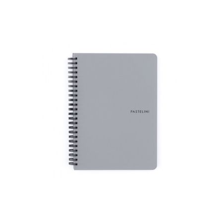 Blok kroužkový PASTELINi - A5 / linka / šedá Blok kroužkový PASTELINi - A5 / linka / šedá
