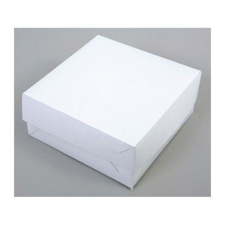 Dortová krabice bílá - 28 x 28 cm / velká
