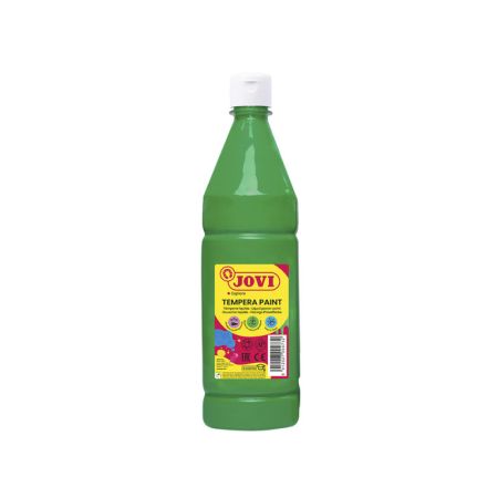 Tekuté temperové barvy JOVI PREMIUM v lahvi - 1000 ml / zelená
