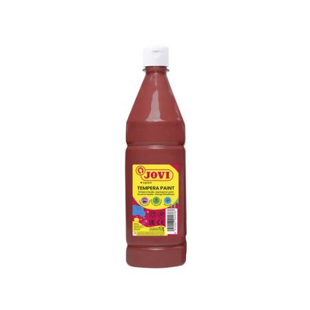 Tekuté temperové barvy JOVI PREMIUM v lahvi - 1000 ml / hnědá