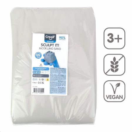 Modelovací písek Creall Sculpt it! - 1 750 g / náhradní náplň přírodní Modelovací písek Creall Sculpt it! - 1 750 g / náhradní náplň přírodní