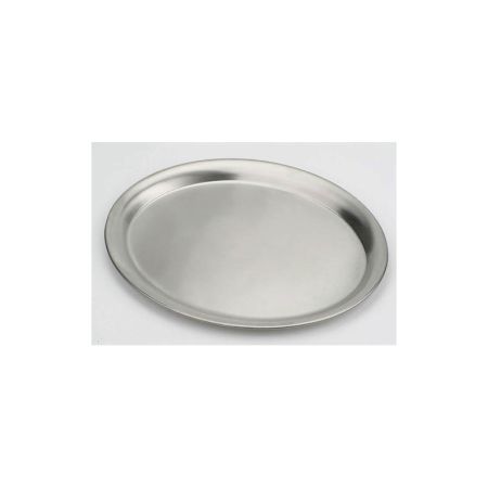 Podnos oválný 30 x 22 cm - nerezový