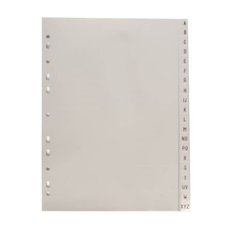 Rozdružovač A4 plastový šedý - A - Z Rozdružovač A4 plastový šedý - A - Z