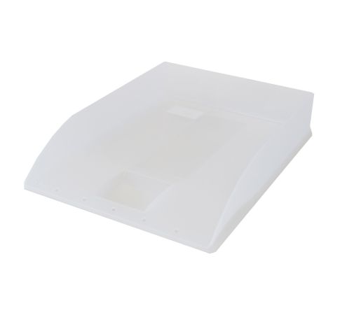 Kancelářský box na spisy Herlitz - bílá / transparentní Kancelářský box na spisy Herlitz - bílá / transparentní