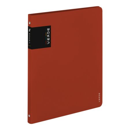 Desky A4 kroužkové VERDE - 4 kroužek / cihlová Desky A4 kroužkové VERDE - 4 kroužek / cihlová