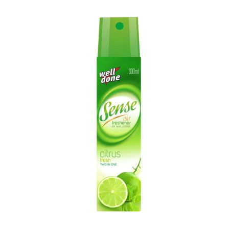 Well done Sense osvěžovač spray citrus 300 ml Well done Sense osvěžovač spray citrus 300 ml