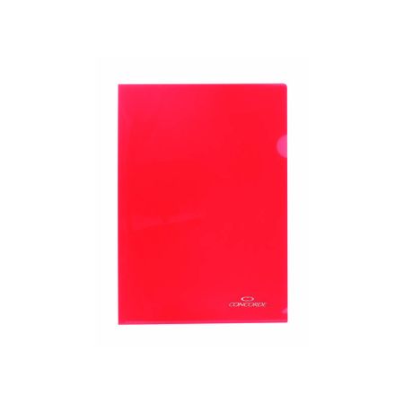 Zakládací obal A4 barevný - tvar L / červená / 10 ks