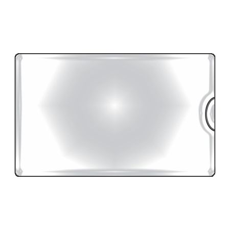 Samolepicí kapsy na vizitky - boční vkládání / 10 ks