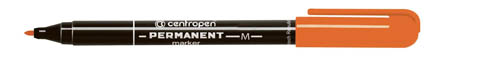Popisovač Centropen Permanent 2846 / oranžová Popisovač Centropen Permanent 2846 / oranžová