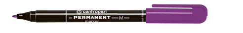 Popisovač Centropen Permanent 2846 / fialová Popisovač Centropen Permanent 2846 / fialová