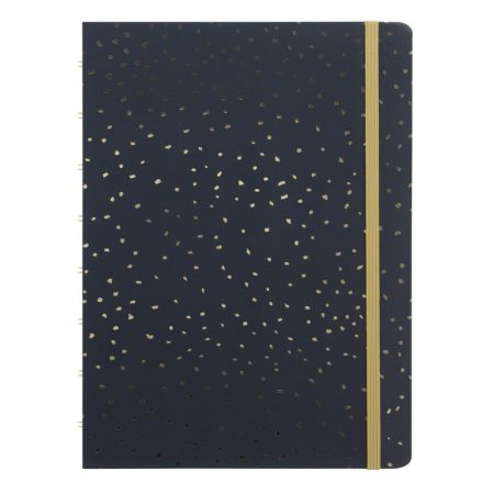Blok Filofax Notebook Confetti charcoal - A5/56l Blok Filofax Notebook Confetti charcoal - A5/56l