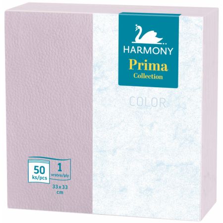 Harmony Color papírové ubrousky fialové 1-vrstvé 33 x 33 cm 50ks Harmony Color papírové ubrousky fialové 1-vrstvé 33 x 33 cm 50ks