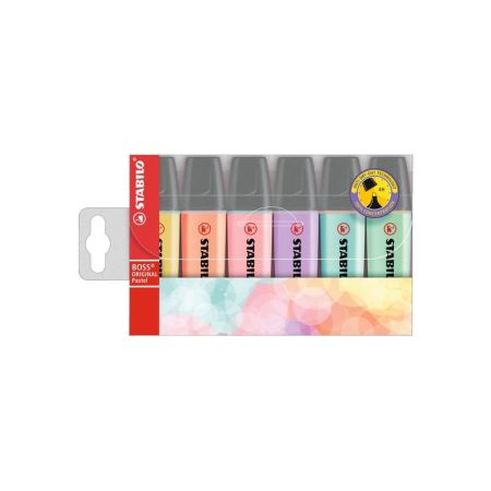 Zvýrazňovač STABILO® BOSS ORIGINAL PASTEL / sada 6 ks Zvýrazňovač STABILO® BOSS ORIGINAL PASTEL / sada 6 ks