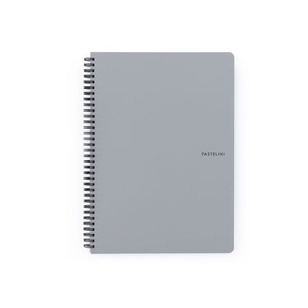 Blok kroužkový PASTELINi - A4 / linka / šedá Blok kroužkový PASTELINi - A4 / linka / šedá