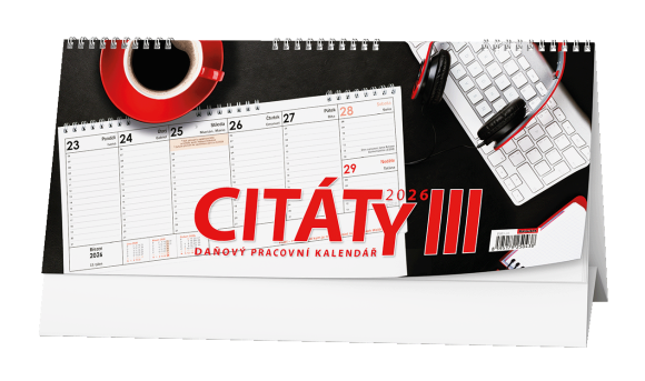 Kalendář stolní pracovní Citáty III. / BSB3