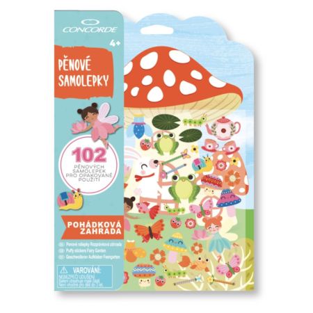 Samolepky pěnové CONCORDE - Pohádková zahrada Samolepky pěnové CONCORDE - Pohádková zahrada