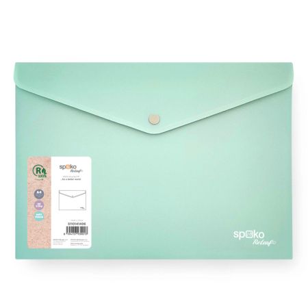 Spisové desky s drukem Spoko ReLeaf Soft touch - A4 / mentolová Spisové desky s drukem Spoko ReLeaf Soft touch - A4 / mentolová