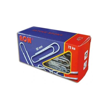 Aktové spony RON - 50 mm / 75 ks Aktové spony RON - 50 mm / 75 ks