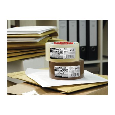 Balicí pásky Tesa Strong NEHLUČNÉ - 48 mm x 66 m / hnědá Balicí pásky Tesa Strong NEHLUČNÉ - 48 mm x 66 m / hnědá