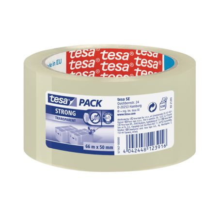 Balicí pásky Tesa Strong NEHLUČNÉ - 48 mm x 66 m / transparentní Balicí pásky Tesa Strong NEHLUČNÉ - 48 mm x 66 m / transparentní