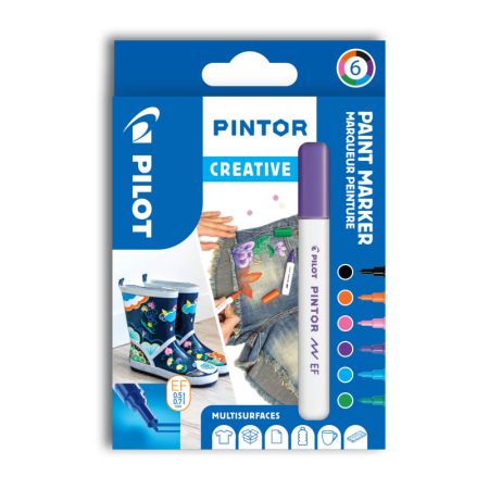 Popisovač Pilot Pintor EF Creative / sada 6 ks Popisovač Pilot Pintor EF Creative / sada 6 ks