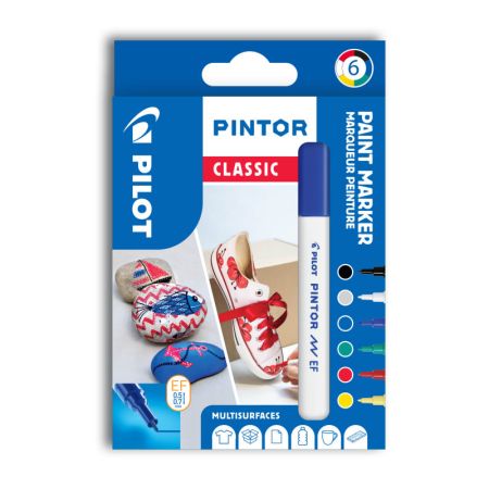 Popisovač Pilot Pintor EF Classic / sada 6 ks Popisovač Pilot Pintor EF Classic / sada 6 ks