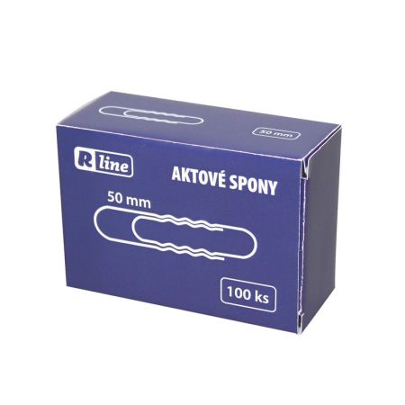 Aktové spony Economy - 50 mm / 100 ks Aktové spony Economy - 50 mm / 100 ks