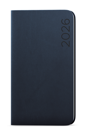 Diář NUBA - týdenní kapesní / antracitová Diář NUBA - týdenní kapesní / antracitová