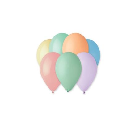Balónek nafukovací 26 cm - pastelový / 100 ks / Pastel mix
