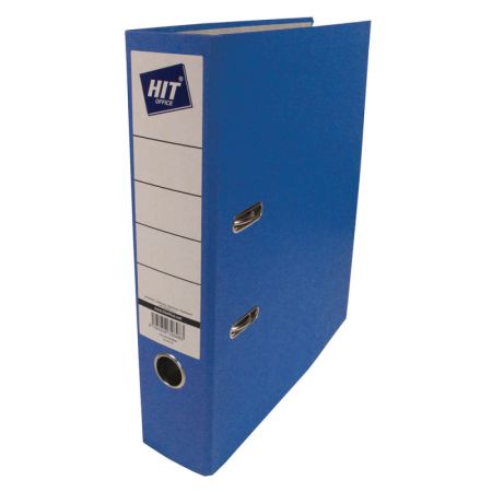 Pořadač A4 pákový prešpán Hit Office - hřbet 7,5 cm / modrá Pořadač A4 pákový prešpán Hit Office - hřbet 7,5 cm / modrá