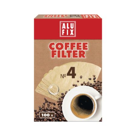 Filtry na kávu Alufix - č. 4 / 80 ks Filtry na kávu Alufix - č. 4 / 80 ks