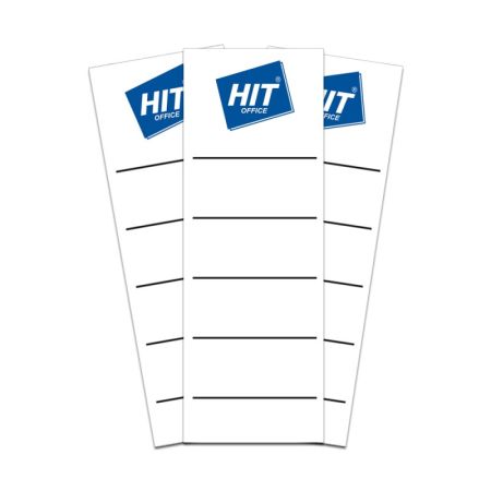 Štítky na pořadače samolepicí - pro pořadače šíře 50 mm / 10 ks Štítky na pořadače samolepicí - pro pořadače šíře 50 mm / 10 ks
