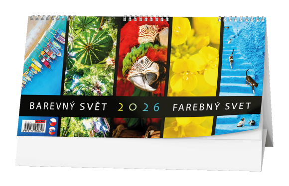Kalendář stolní čtrnáctidenní Barevný svět / BSDH