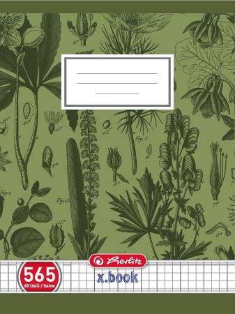 Sešit školní Herlitz Premium 565 - A5 / čtvereček / 60 listů