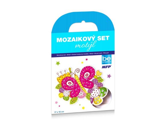 mozaikový set - Motýl 17x18cm 1041948 mozaikový set - Motýl 17x18cm 1041948